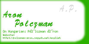 aron polczman business card